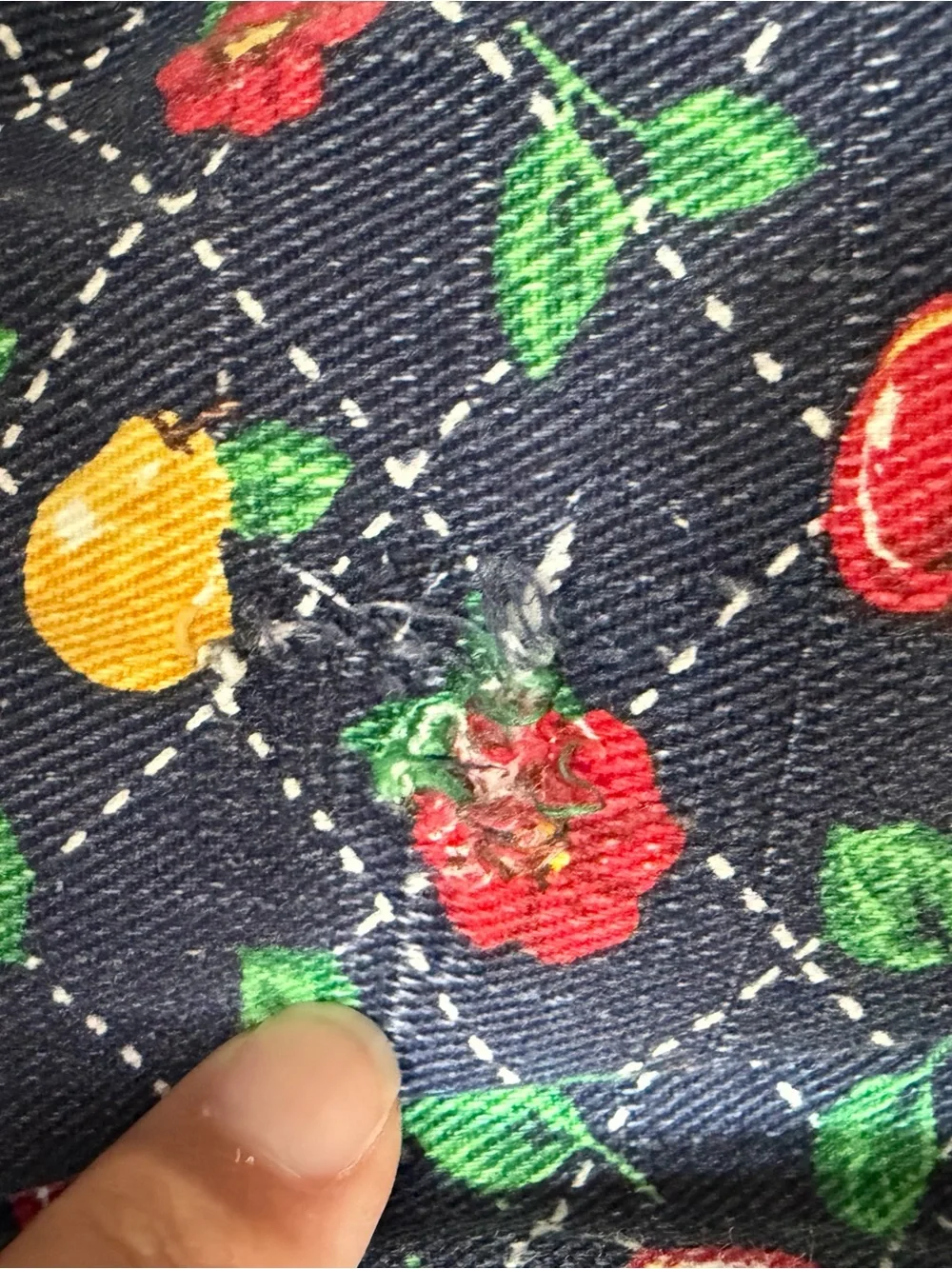 Vintage Oshkosh size 5-6 Flawed Faded Jacket Multicolor Fruit Floral Print